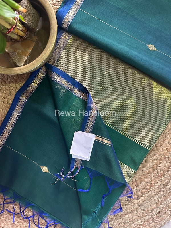  Zari Butti Maheshwari Saree