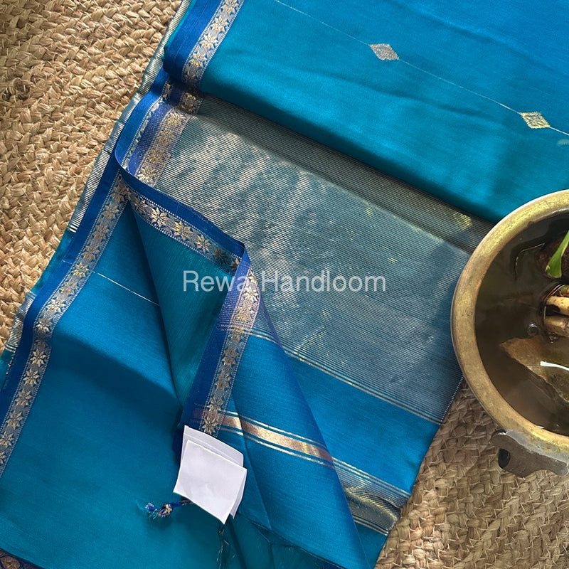 Zari Butti Maheshwari Saree