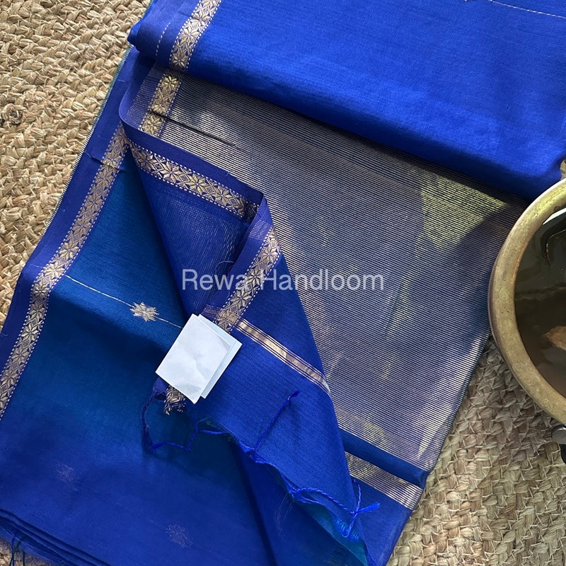  Zari Butti Maheshwari Saree