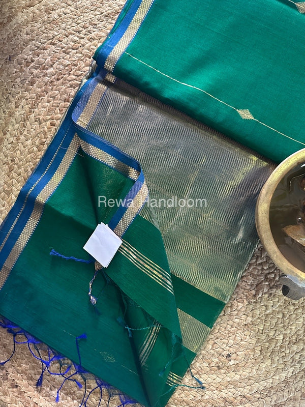  Zari Butti Maheshwari Saree