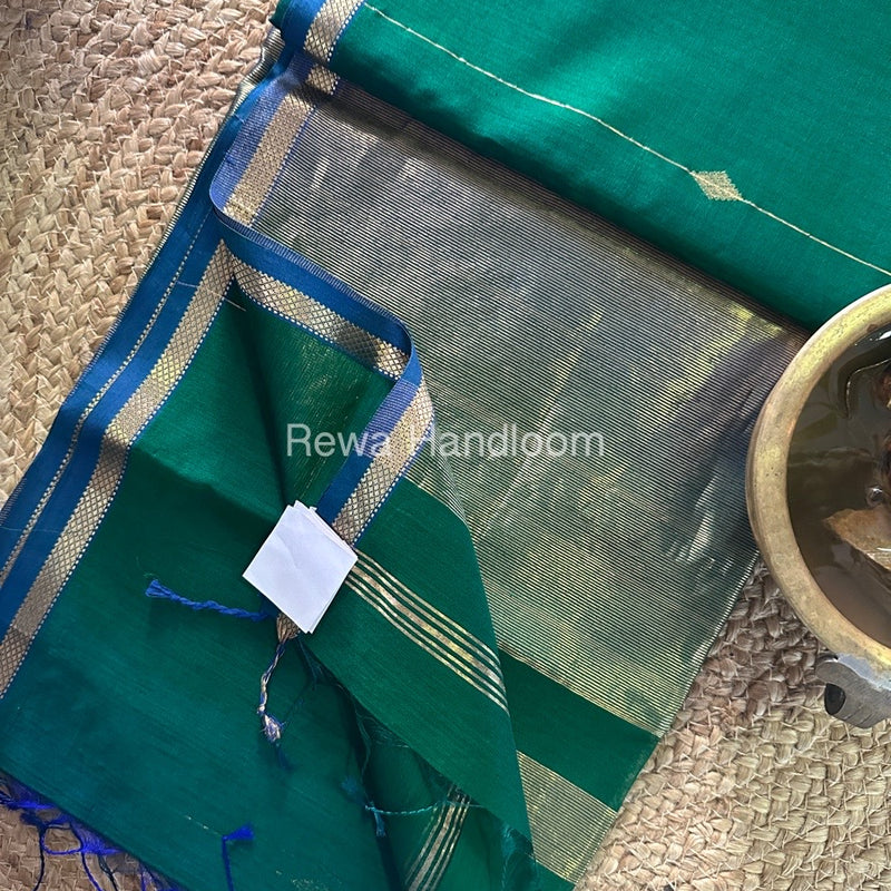  Zari Butti Maheshwari Saree