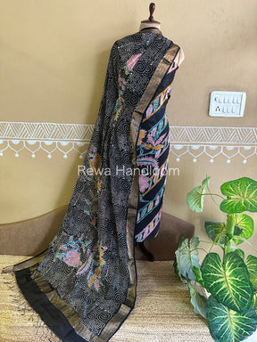 Maheshwari Batik Printed Dress Material