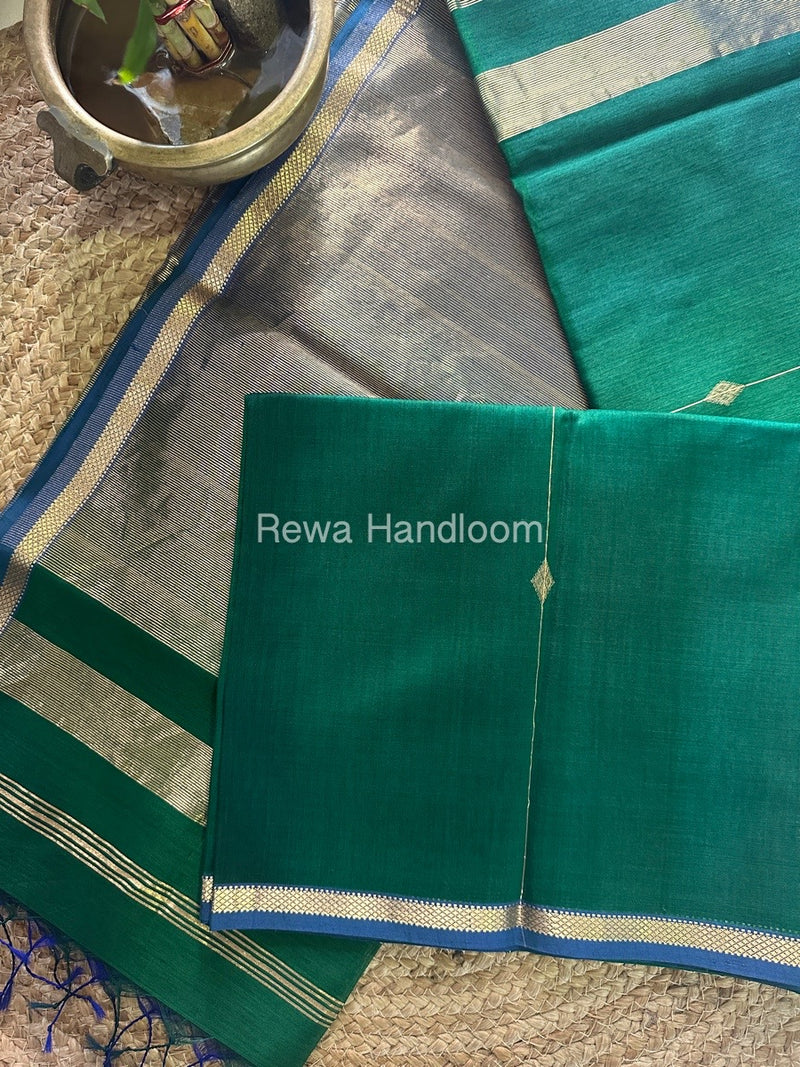  Zari Butti Maheshwari Saree