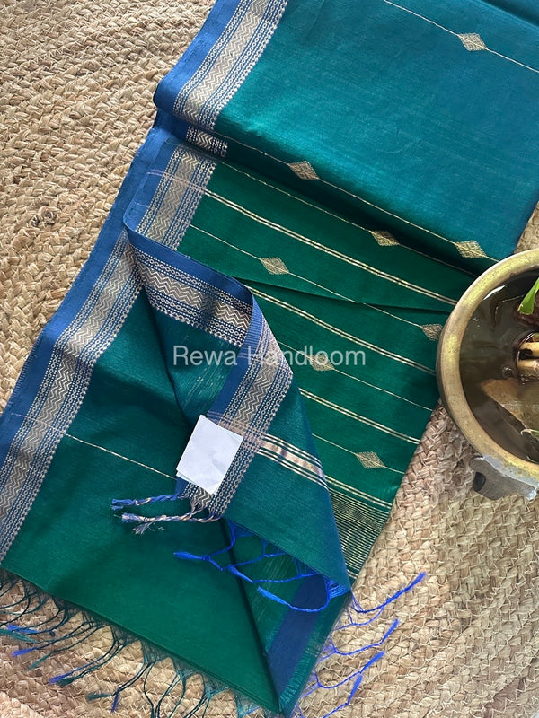  Zari Butti Maheshwari Saree