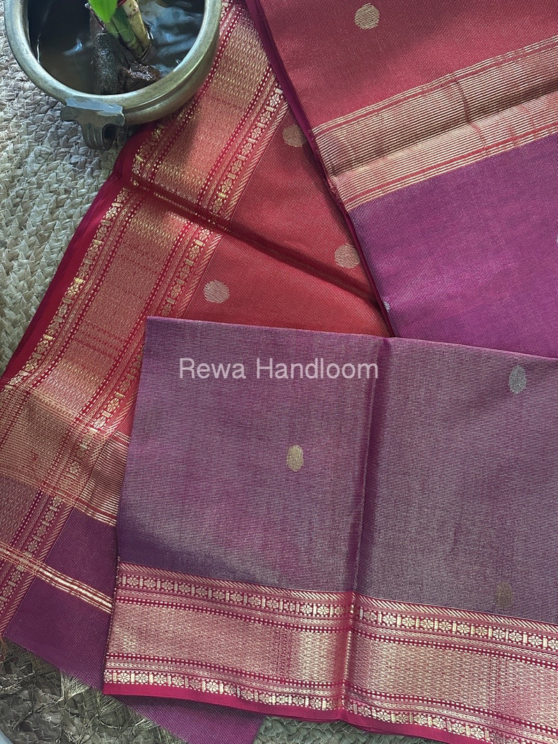Maheshwari Tissue Butti Saree