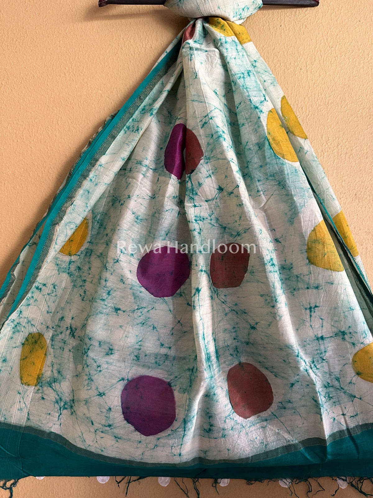 Maheshwari Hand painted Dupatta