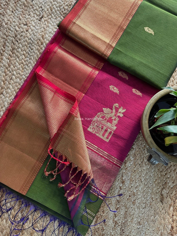 Maheshwari Butta Saree