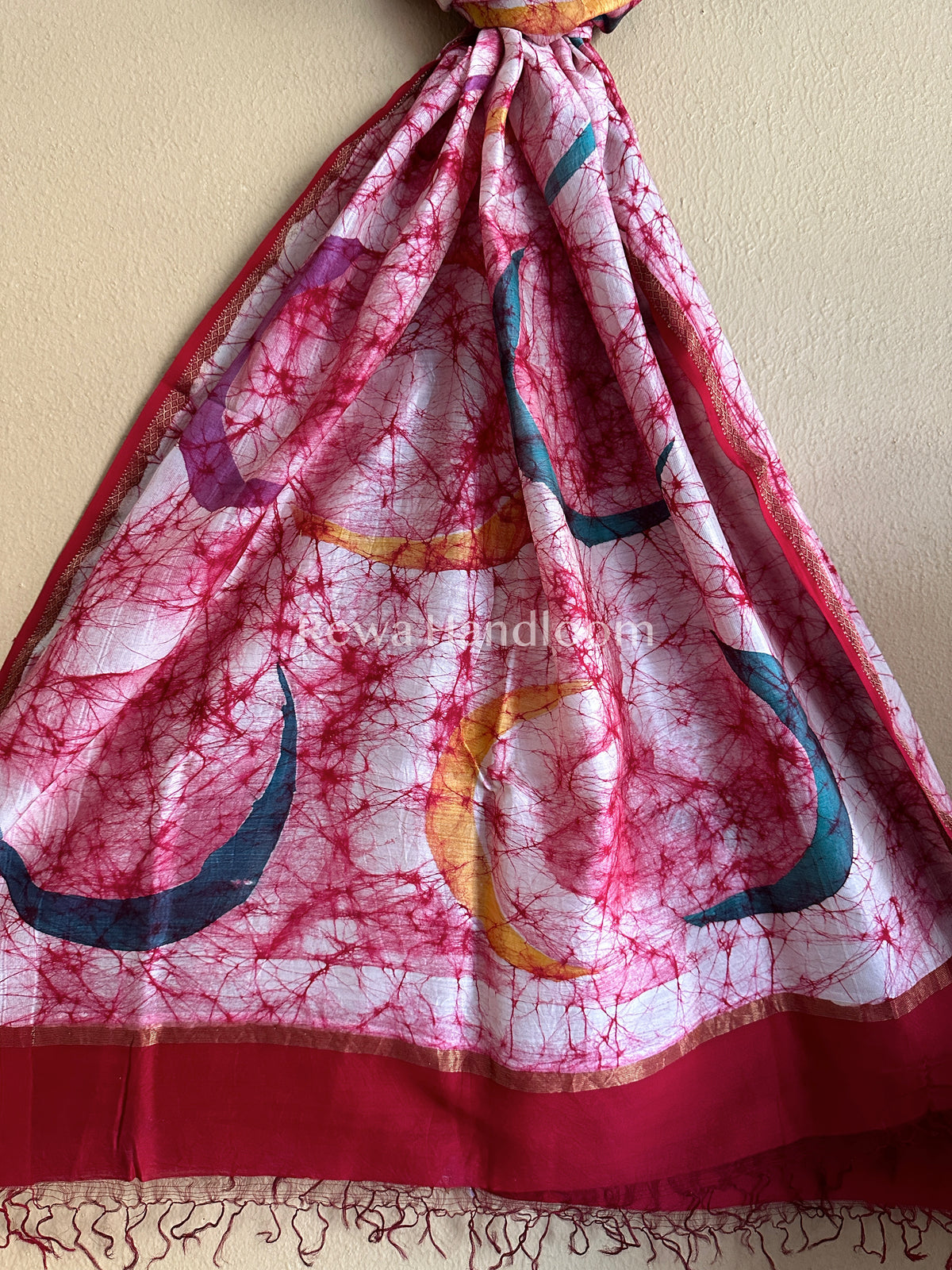 Maheshwari Hand painted Dupatta