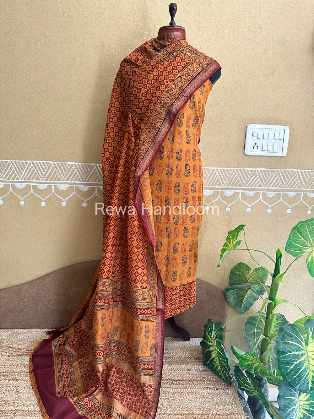 Maheshwari Bagh Print Suit