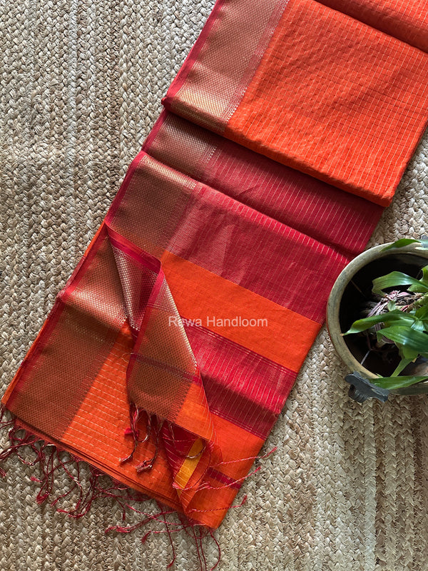 Maheshwari Zari Checks Saree