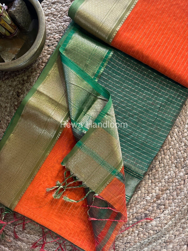Maheshwari Zari Linning Saree