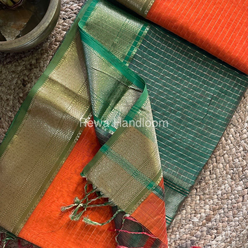Maheshwari Zari Linning Saree