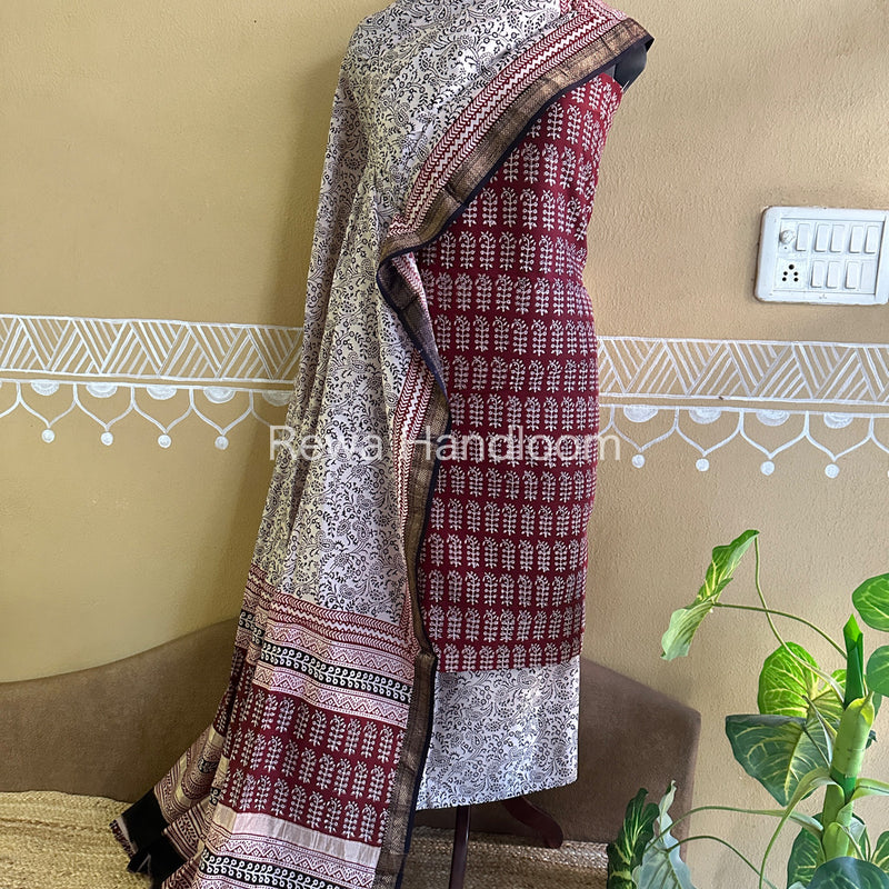 Maheshwari Bagh Print Suit 