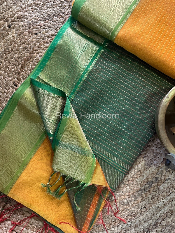 Maheshwari Zari Linning Saree
