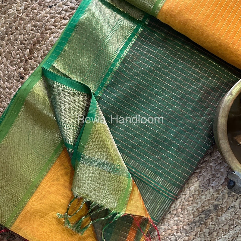 Maheshwari Zari Linning Saree