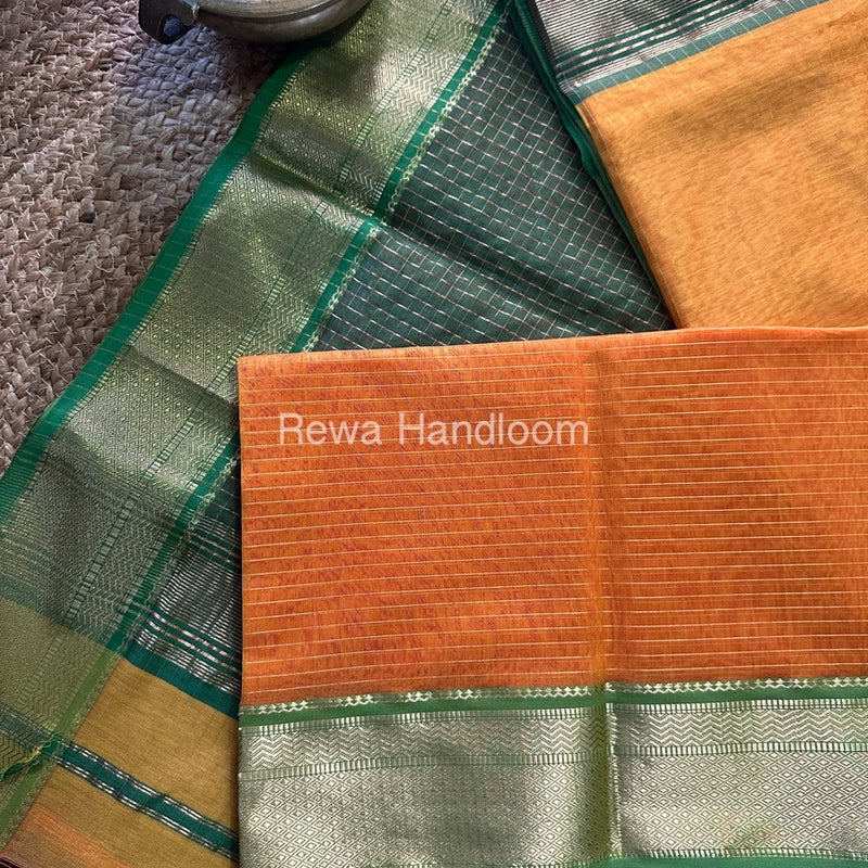Maheshwari Zari Linning Saree