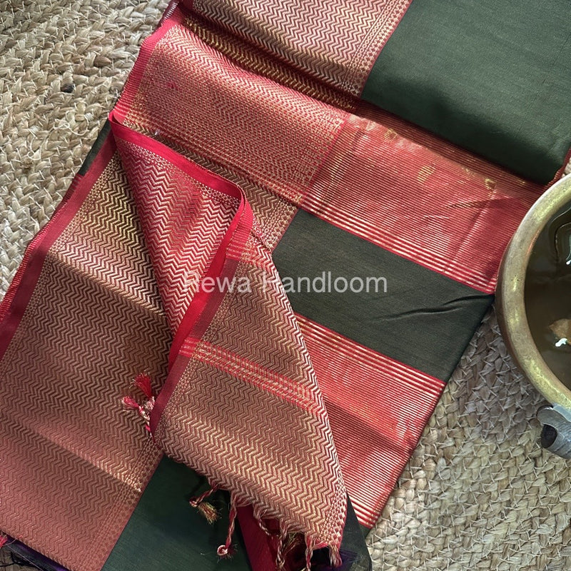 Maheshwari Zari Skirt Saree