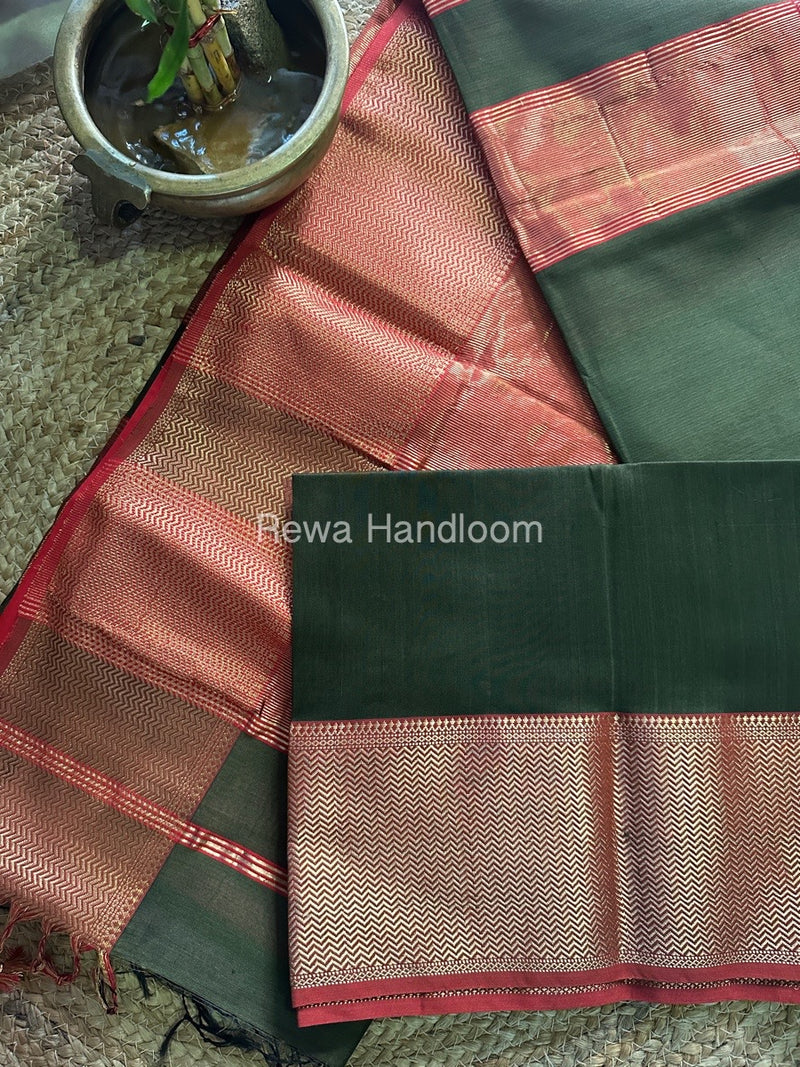 Maheshwari Zari Skirt Saree