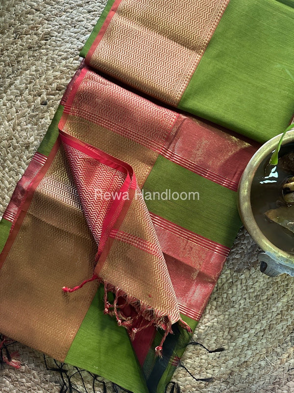 Maheshwari Zari Skirt Saree