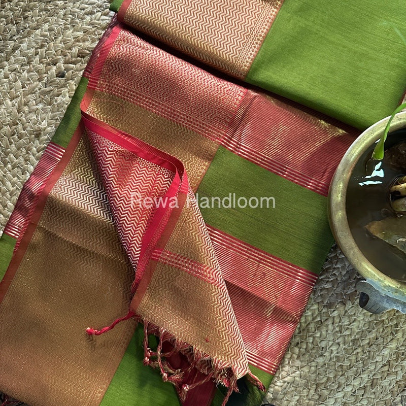 Maheshwari Zari Skirt Saree