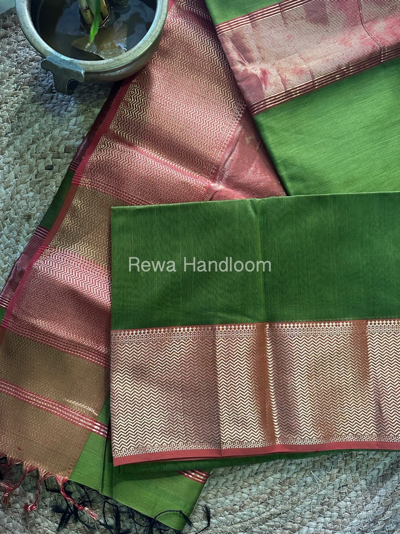 Maheshwari Zari Skirt Saree
