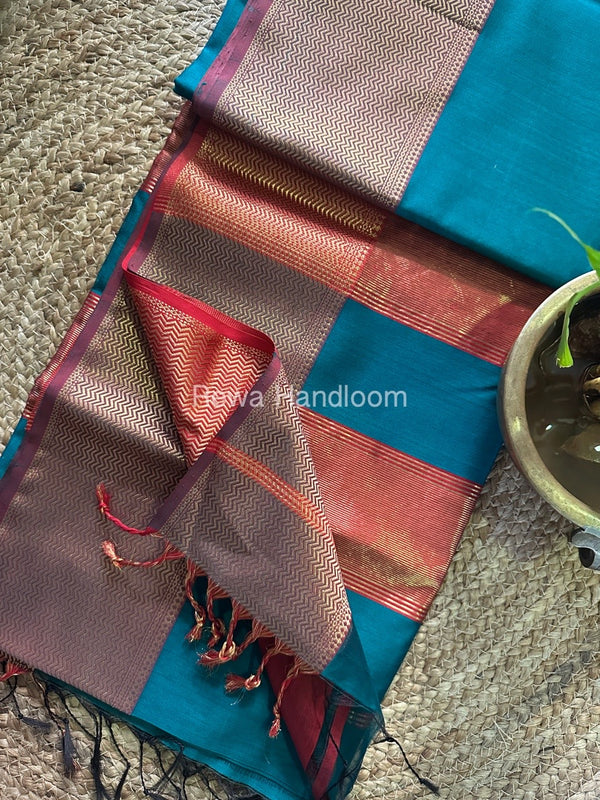 Maheshwari Zari Skirt Saree