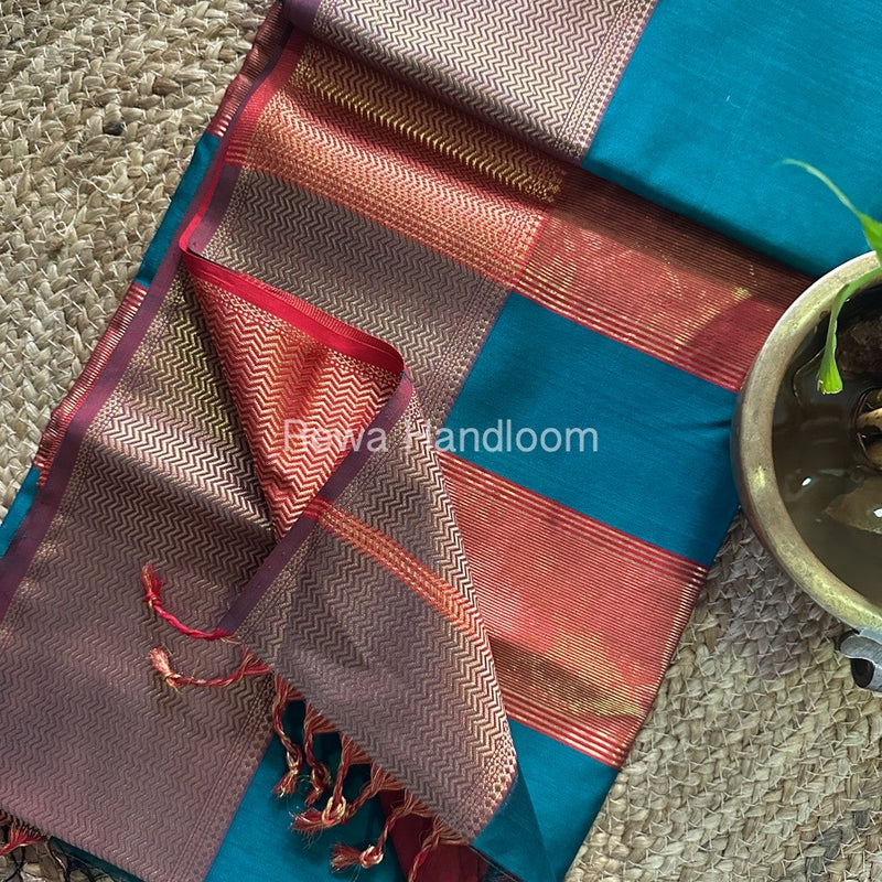 Maheshwari Zari Skirt Saree