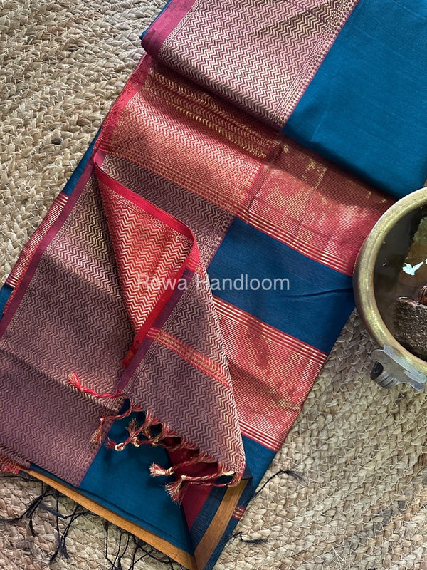 Maheshwari Zari Skirt Saree