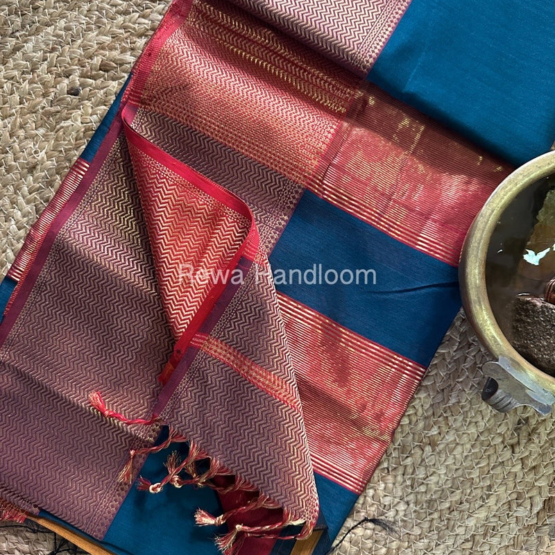 Maheshwari Zari Skirt Saree