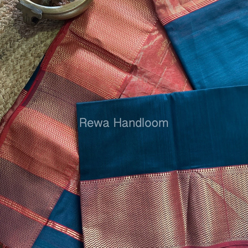 Maheshwari Zari Skirt Saree