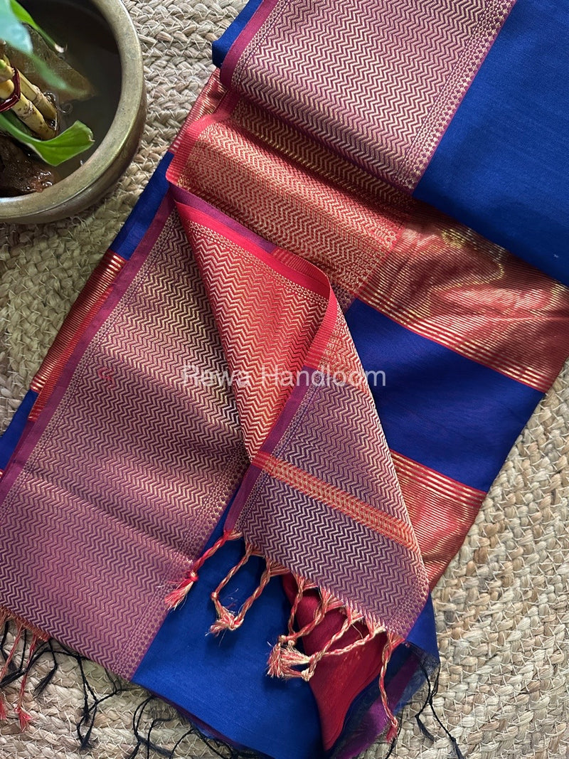 Maheshwari Zari Skirt Saree