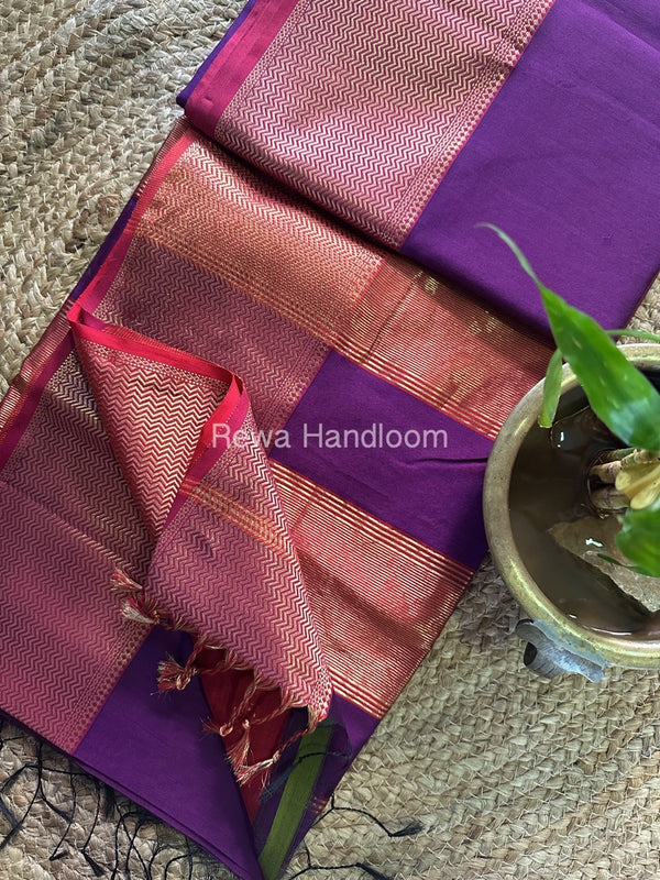 Maheshwari Zari Skirt Saree