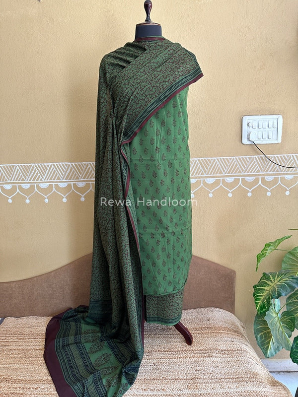 Bagh Print Cotton Suit