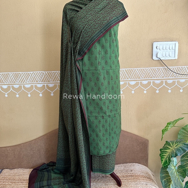 Bagh Print Cotton Suit