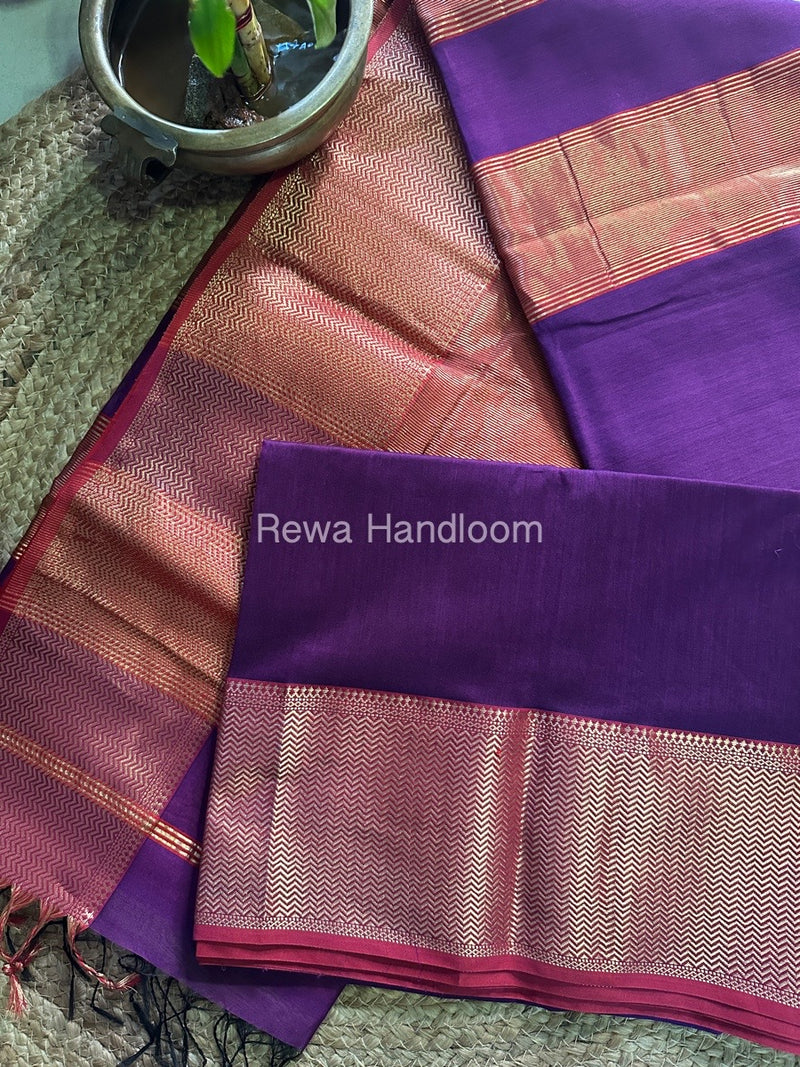 Maheshwari Zari Skirt Saree