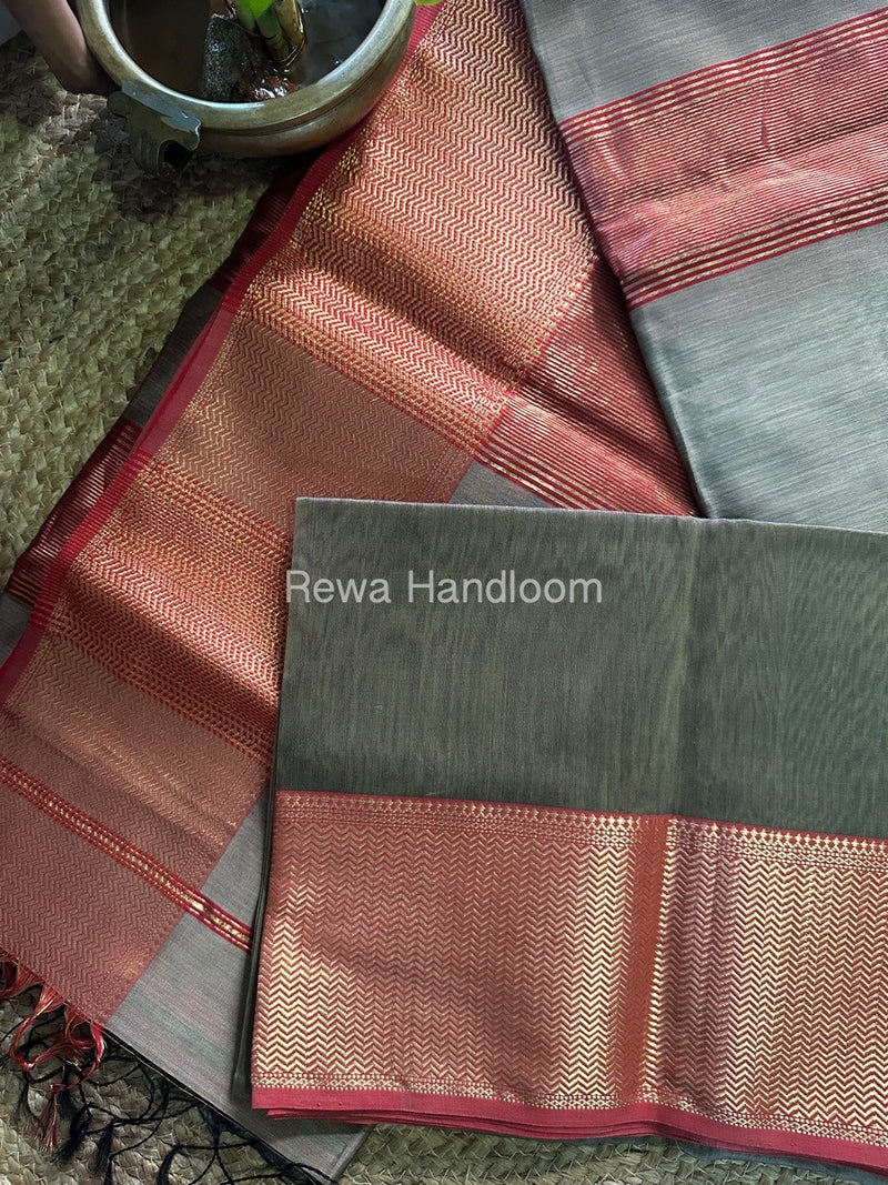 Maheshwari Zari Skirt Saree