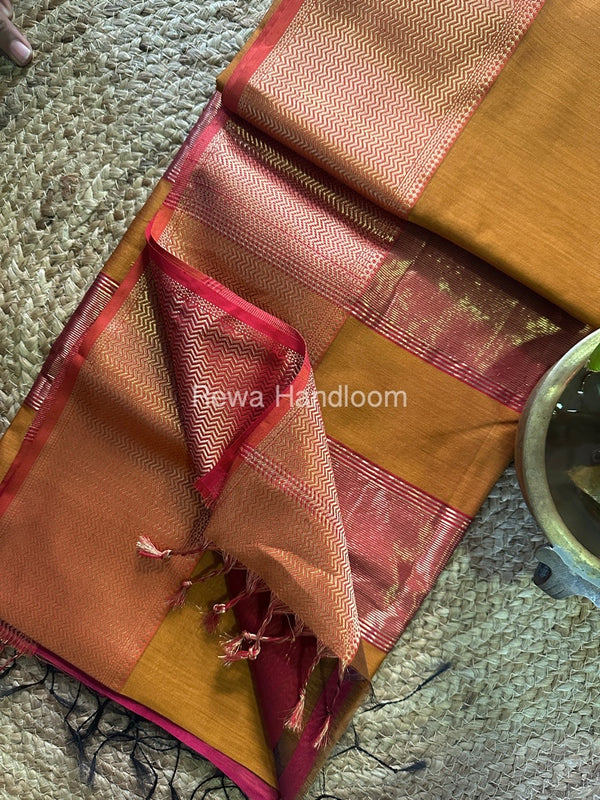Maheshwari Zari Skirt Saree