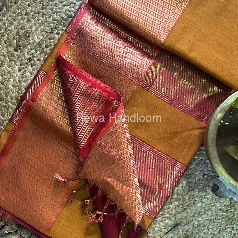 Maheshwari Zari Skirt Saree