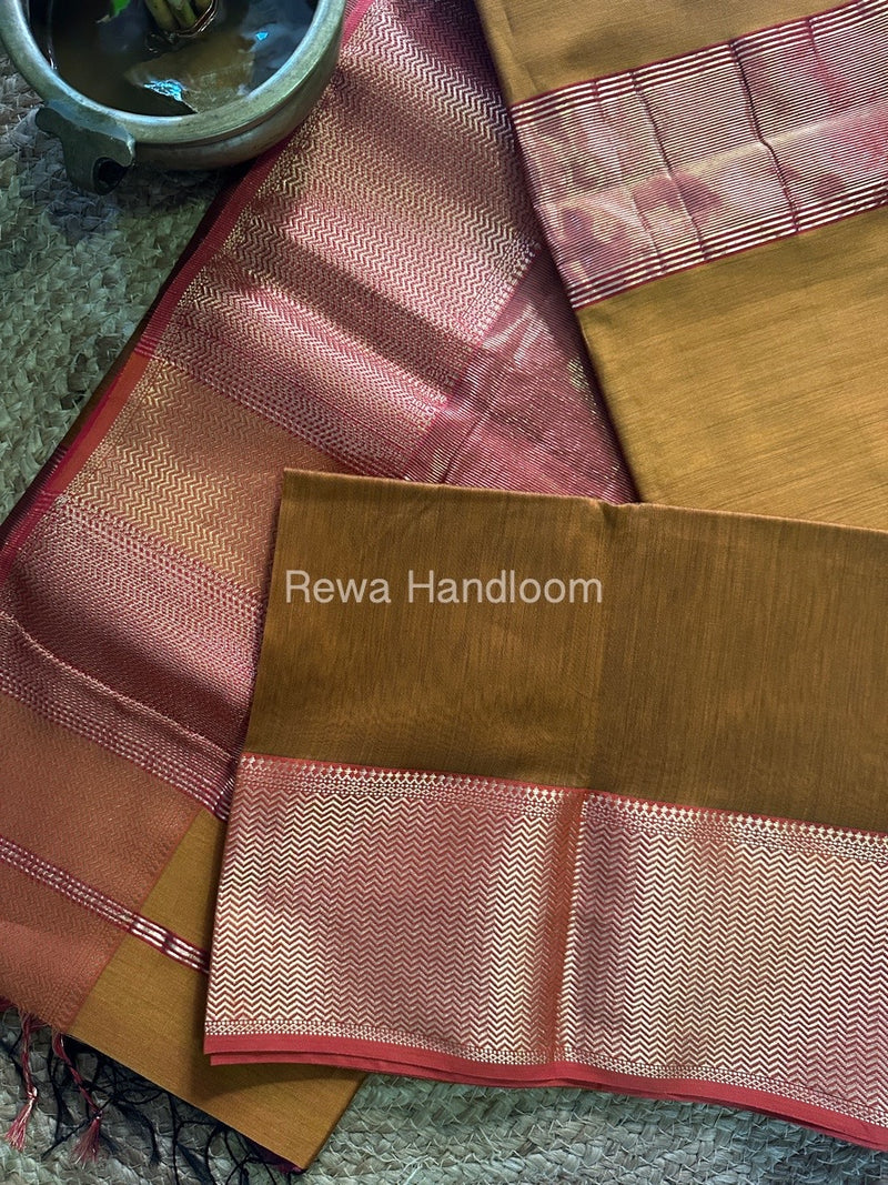 Maheshwari Zari Skirt Saree