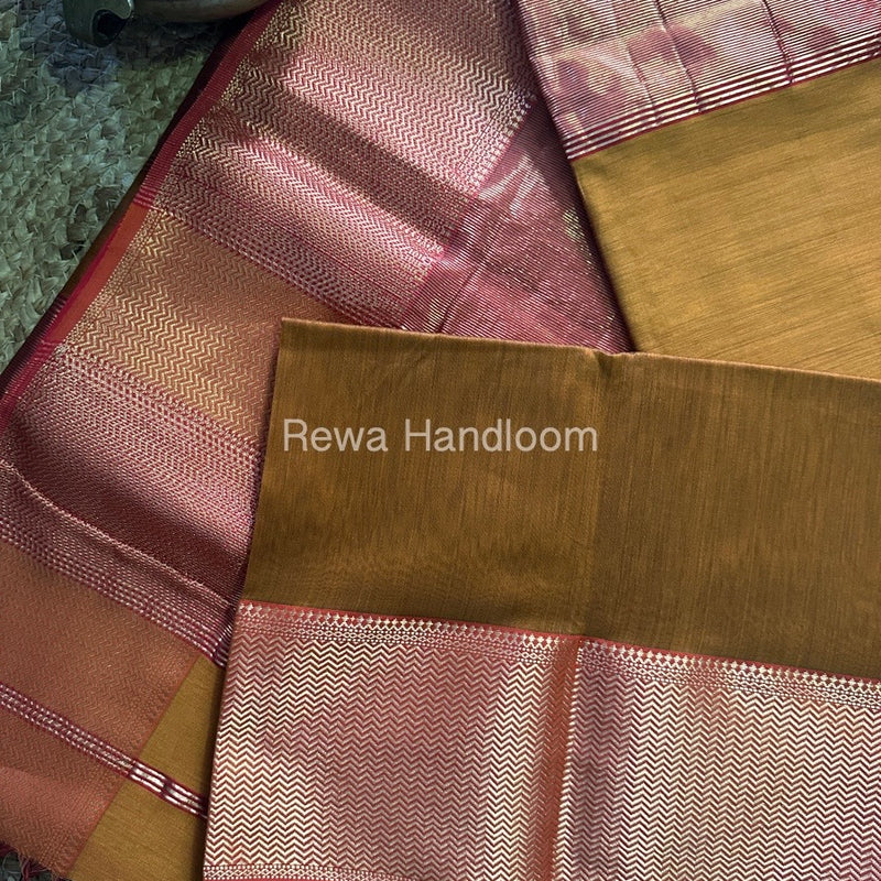 Maheshwari Zari Skirt Saree