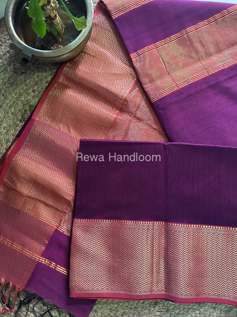 Maheshwari Zari Skirt Saree