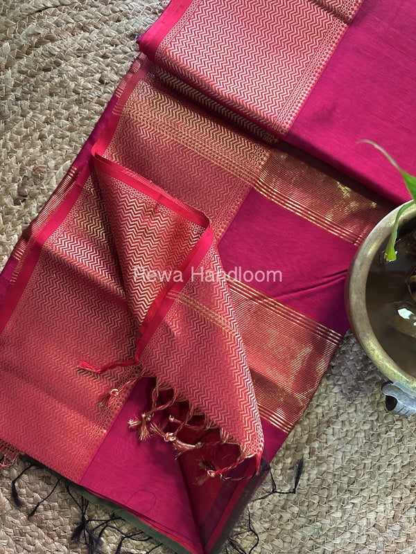 Maheshwari Zari Skirt Saree