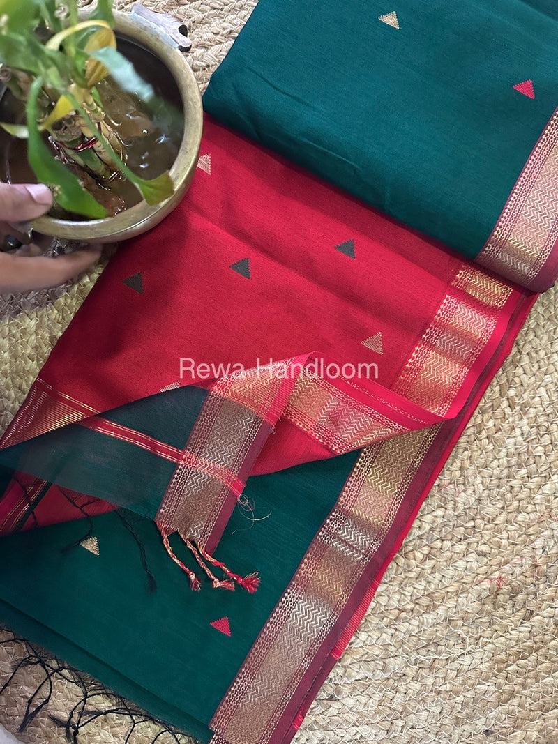 Maheshwari Zari Butti Saree