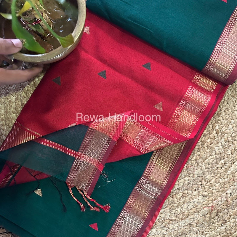 Maheshwari Zari Butti Saree
