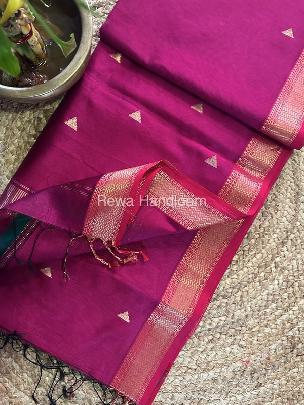 Maheshwari Zari Butti Saree