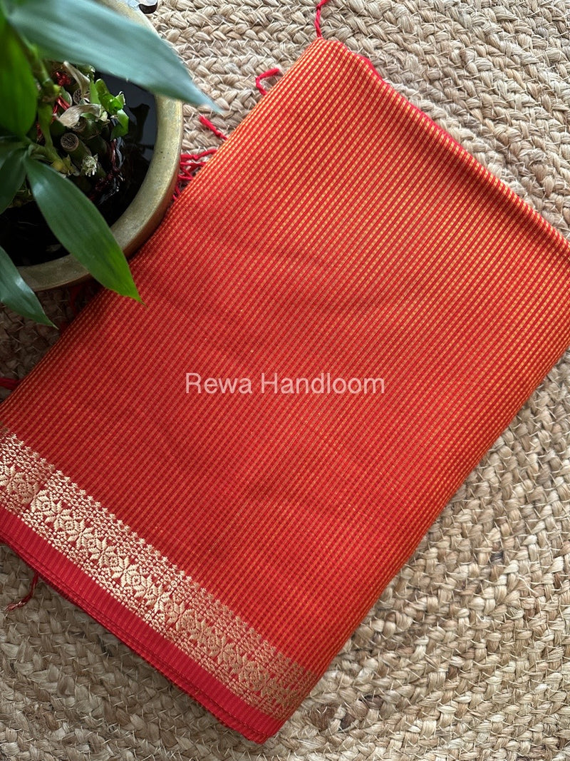 Maheshwari Garbha Reshami Silk Saree