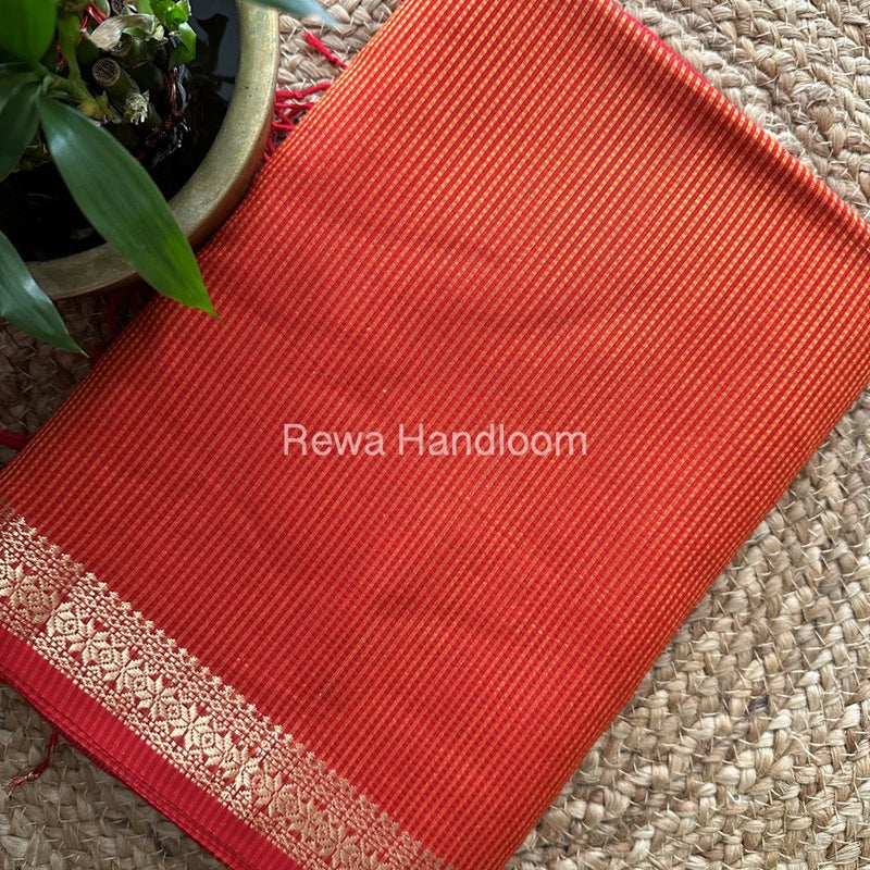 Maheshwari Garbha Reshami Silk Saree