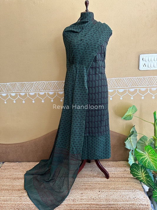 Bagh Print Cotton Suit