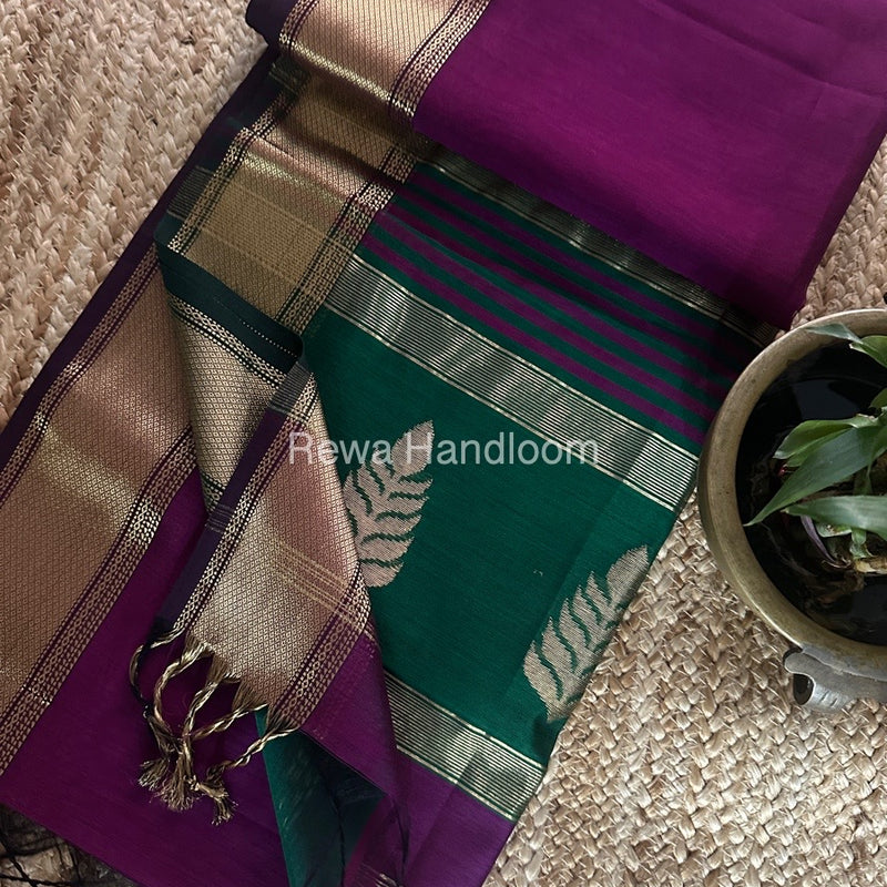 Maheshwari Butta Pallu Saree