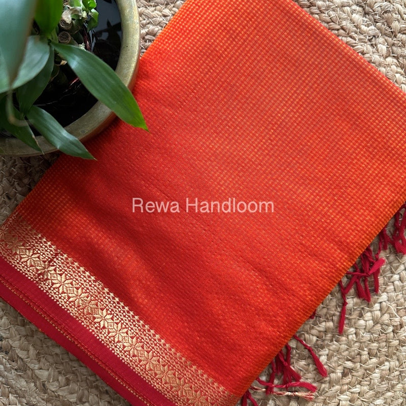 Maheshwari Garbha Reshami Silk Saree 
